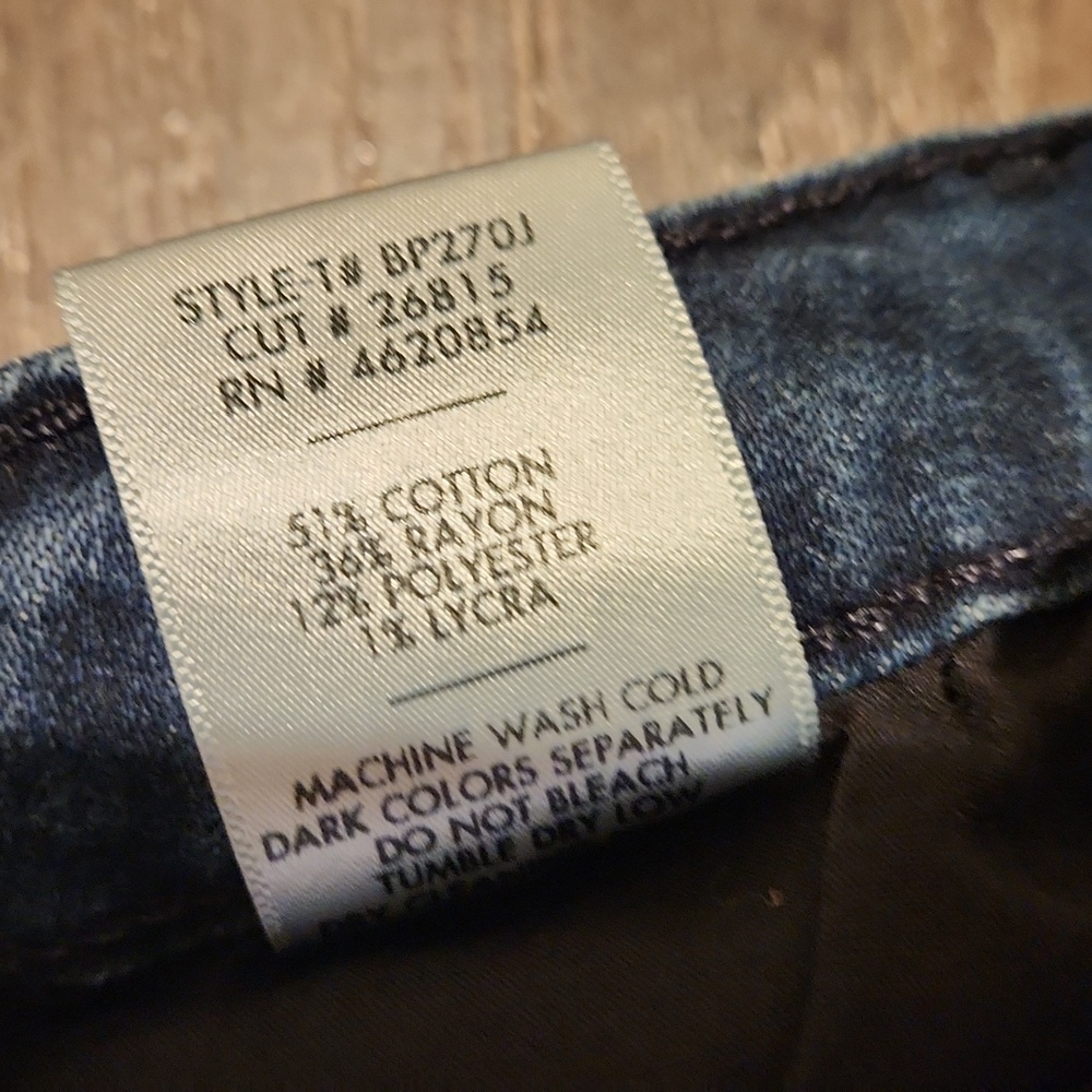 ❤️ JUST BLACK DENIM HIGH RISE CLASSIC BELL BOTTOM FLARE JEANS, 4 (27) - Picture 7 of 9